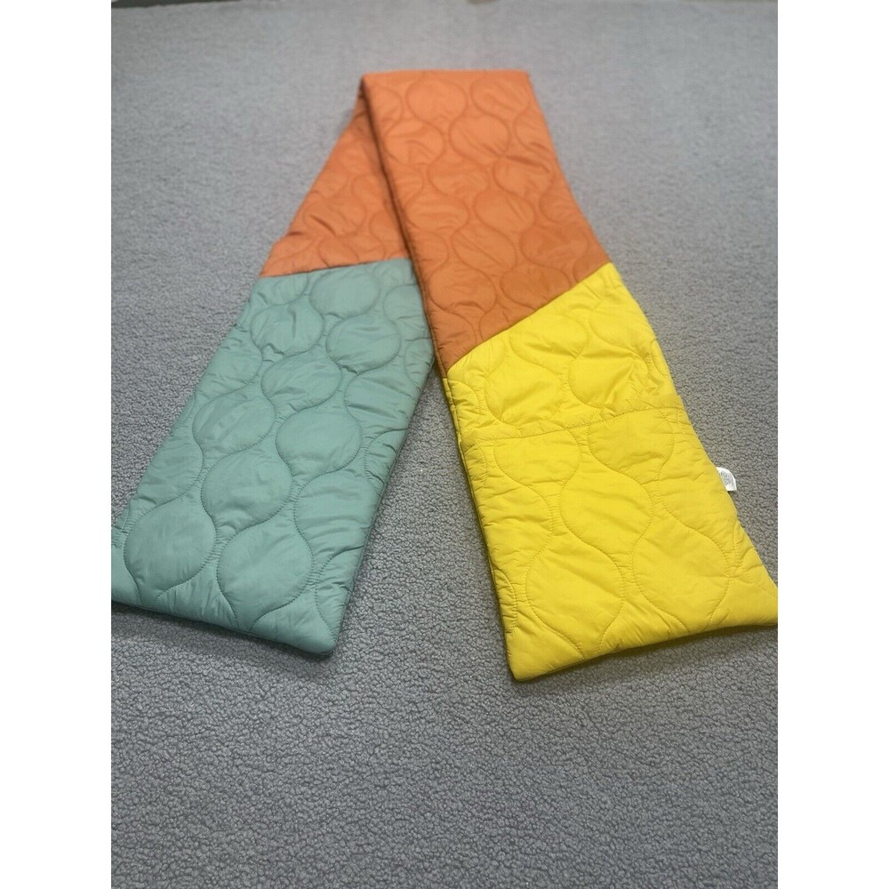 Urban Outfitters Scarf Quilted Puff Multicolor Cold Winter Fall Preppy NEW